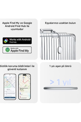 Tag Akıllı Takip Cihazı 4lü Paket