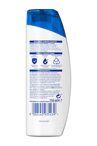 Head & Shoulders Klasik Bakım 2'si 1 Arada Kepeğe Karşı Etkili Şampuan 250 ML