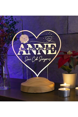 Kalp Şeklinde Anneler Günü Hediyesi, Anneye Hediye