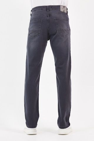 Digital Jeans Normal Kesim Fermuarlı Geniş Paça Yüksek Bel Erke Gri Açık Gri