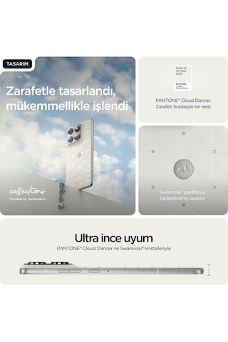 Motorola Edge 70 12 GB 512 GB (Distribütör Garantili) + Swarovski Kulaklık