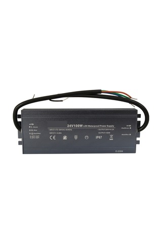 HazarLed 24 Volt 4,2 Amper Ip67 Su Geçirmez Dış Cephe Led Adaptör 100 Watt