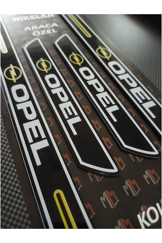 Opel Grandland Piano Black Kapı Eşiği 4'lü Set