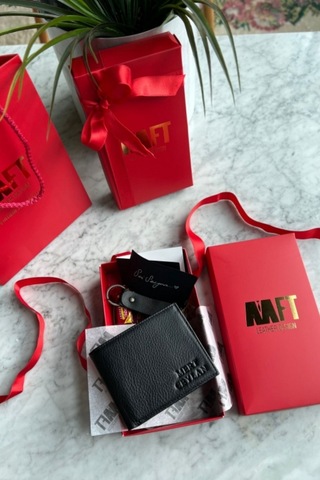 Mft Leather Hakiki Deri Erkek Bozuk Paralı Cüzdan Marks 6704 Napa Siyah