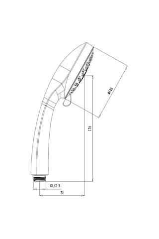 Lemark Lm0125c Duş Başlığı, 5 Fonksiyonlu 207448607 Krom