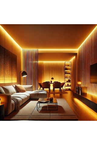 25 Metre Noas Yl41 2206 Dış Mekan 220v Şerit Led Amber