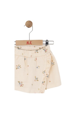 Kız Çocuk Spring Şort Etek Nk-51604 Krem
