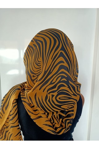 Kadın Tesettür Modakaşmir Şal Hardal