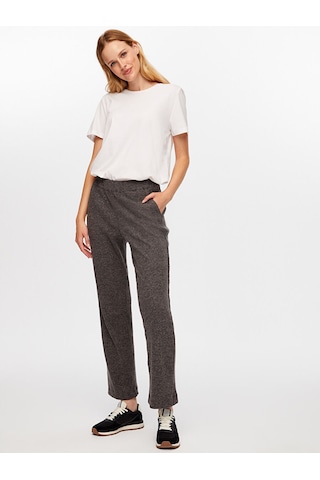 Kaşkorse Örme Wide Leg Fit Eşofman Alt W26esa001 Uw26esa001154 Antrasit Melanj