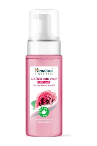 Himalaya Micellar Gül Özlü Işıltı Veren Yüz Temizleme Köpüğü 150 ML