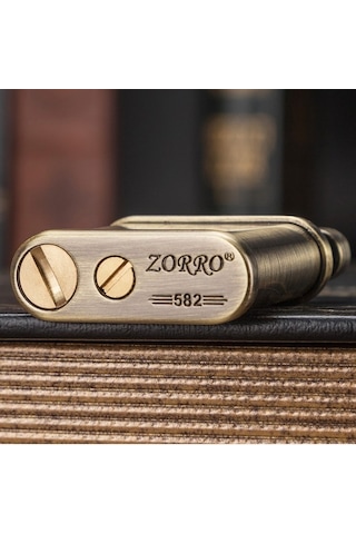 Zorro Z582 Benzinli Retro Çakmak Siyah