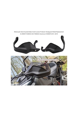 Pazly Motosiklet Fren Debriyaj Kolu Koruyucu El Muhafızları Siyah K19320 Siyah