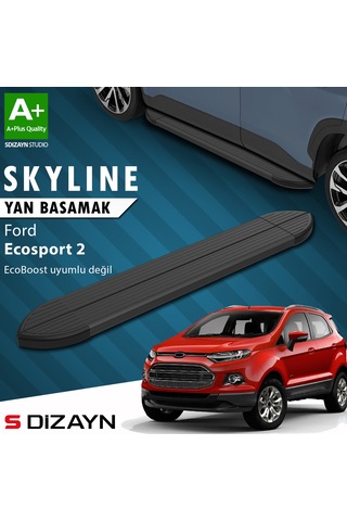 S-dizayn Ford Ecosport 2 Skyline Siyah Yan Basamak 173 Cm 2012-2022 A+ Kalite