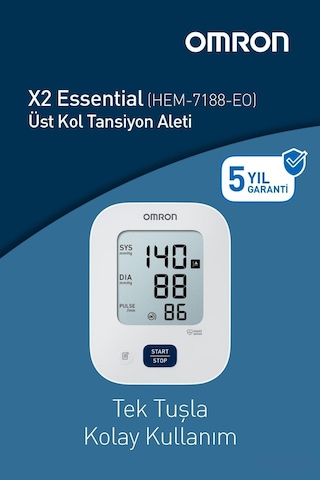 Omron X2 Essential Üst Koldan Ölçer Dijital Tansiyon Aleti