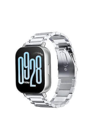 Rongep Xiaomi İle Uyumlu Bakla Model Çelik Kordon Watch 5 Active/lite/watch S4/2/2pro/s3/s1/s1pro/s1 Active İçin Katlanır Toka Mekanizmalı Paslanma Yapmayan Kayış Gümüş Sku: Smg8690010066213
