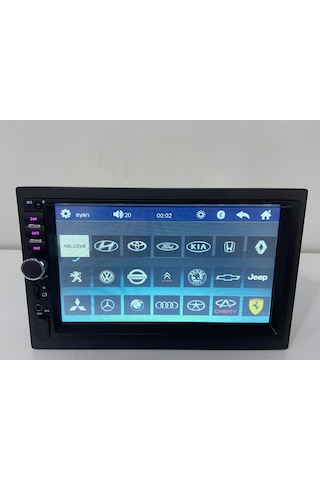 Kıngwın İnce Kasa Ayarlanabilir Double Teyp Hd 7 İnc+kamera