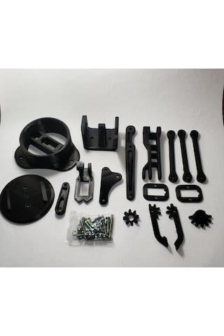 Robotdiyarı-Arduino Robot Kol Plastik Seti + Vida Seti
