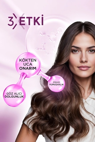 Keratin & Kolajen Onarıcı Dolgunlaştırıcı Saç Bakım Yağı 100 Ml İnce Yıpranmış Saçlar 3'lü