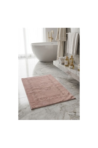 Buççin Online Mağaza Jakarlı Örme Welsoft Ayak Havlusu Ayak İzi Desenli Yumuşak Dokulu 50 X 70 Cm Polyester Orta 6 - 12 Çok Renkli