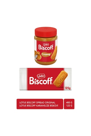Biscoff Spread Bisküvi Kreması 400 Gr + Biscoff Karamelize Bisküvi 125 Gr