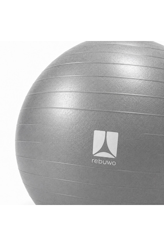 Rebuwo Pilates Topu 65 Cm Gri