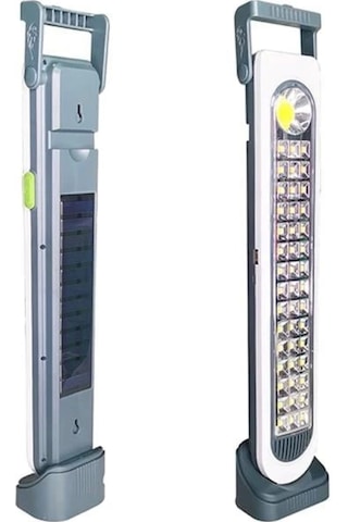 Powermaster Solarlı Ve Şarjlı Işıldak 45 Ledli 45w Hel-6855t Çok Renkli
