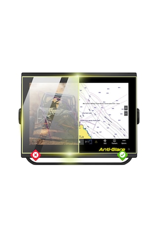 Garmin Gpsmap 1223xsv Combo Gps/chartplotter 12" İçin Anti-glare Mat Ekran Koruyucu