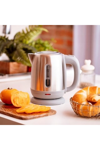 Crown Crw-7211 1800w 1.8 Litre Lüks Çelik Su Isıtıcı Kettle I Nox