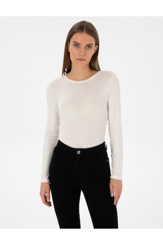 Pierre Cardin Kadın Ekru Bluz Örme 50317061-vr019 Ekru