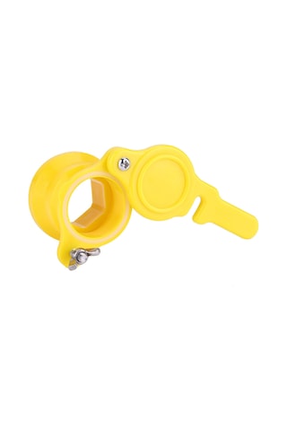 Folinda Plastik Bal Akış Kapağı - Paslanmaz Çelik Vida İle Sağlam Kapama, Balı Küçük Kaplara Dönüştürmek İçin Uygun, 14x7 Cm