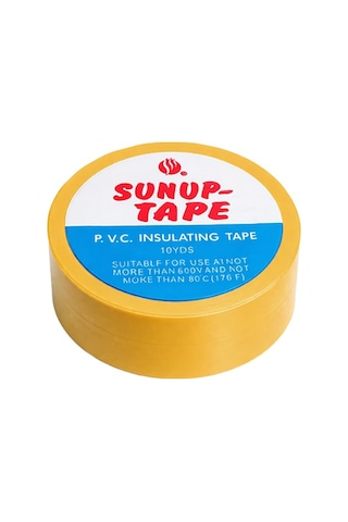 Sn-27921 Sarı 0.13x18mm İzole Pvc Elektrik Yalıtım Bant 5 Li Paket