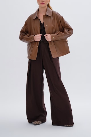 Valmenti Kadın Hakiki Deri Taba Mont 616 Z-3958 Bn Derımont Sk24/25 Taba Taba