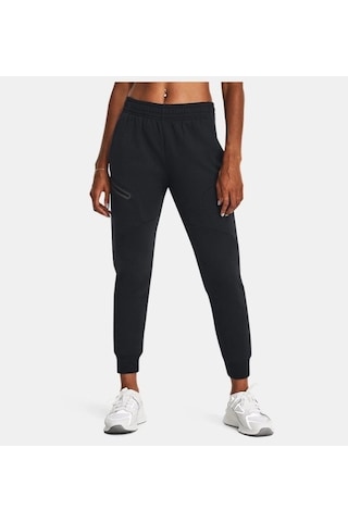 Under Armour Unstoppable Flc Jogger Kadın Eşofman Altı 1379846-001 Siyah