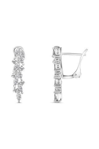 1.00 Karat Pırlanta Küpe - Hrd Sertifikalı 66326578