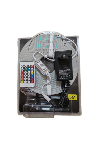 12v 5 Metre 6x12 Mm 120 Ledli Amimasyonlu Sese Duyarlı Rgb Pixel Neon Led Set Ir Kumanda Ve Bluetoot