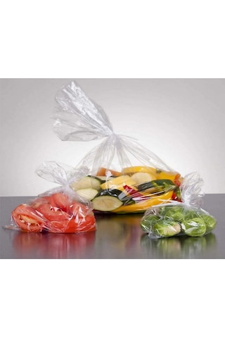 Naylon Torba Bakkaliye Torbası 2'lik 1 KG 180'li 23 x 36 CM
