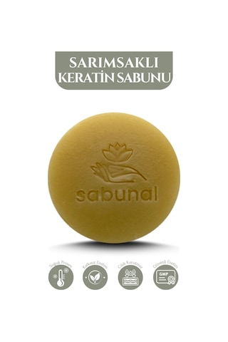 Sabunal Sarımsaklı Keratin Sabunu - Saç Besleyici Sabun 100 G