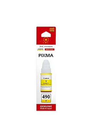 rl Canon Uyumlu Gı-490 Sarı Yellow Mürekkep 70ml - G1400 G2400 G3400 G3411 G4411 Serisi