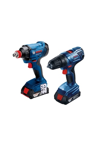 Bosch GSR 180-LI + GDX 180-LI(2x2Ah;Plastik) Somun Sıkma Makinesi - 06019G5222