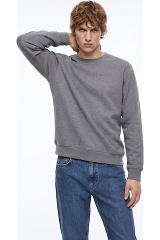 Limon Gri Erkek Relaxed Sweatshirt L6wm-swt9518