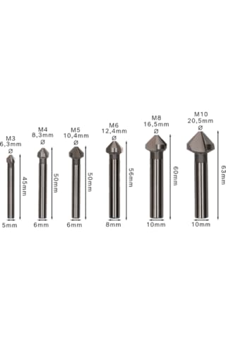 Bosch Pro Soft Metal Hss Havşa Ucu Seti, 6lı - 2608597527