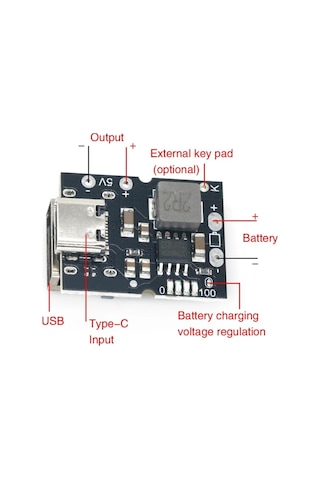 5v2a Power Bank Type-c 5v 2a Güçlendirici Step-up Boost Converter Modülü