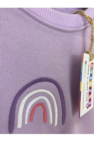 Laciel Paris Gökkuşağı Detaylı Takım Lila 1707