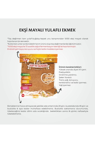 Asrın Tandırı Sağlıklı Beslen Paketi 5'li Lavaş Tandır Ekmeği