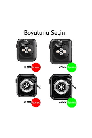 360 Derece Ekran Koruyucusu İos Watch Uyumlu  İle Uyumlu  42-44-45mm 4/5/6 Serisi3