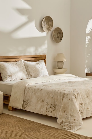 Kaşmir Home Slove Çift Kişilik Nevresim Takımı Gri Gri