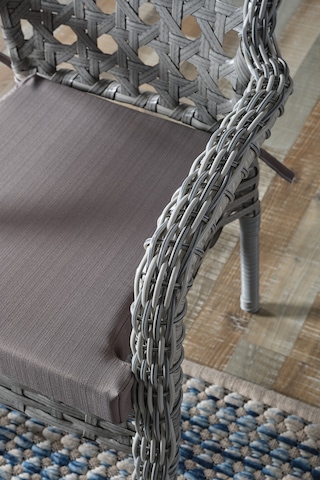 Evdemo Ayaz 4 Kişilik Rattan Bahçe Balkon Mutfak Masa Takımı Açık Gri Açık Gri