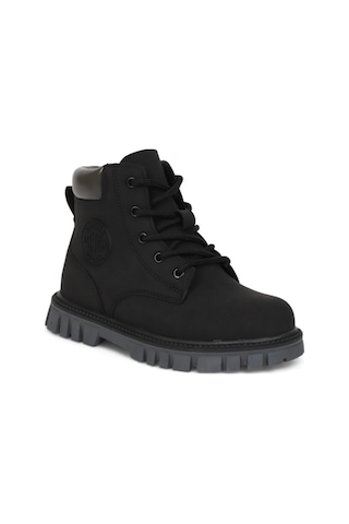 Kidessa 2075 Anatomik Tabanlı Fermuarlı Unisex Çocuk Spor Bot Siyah