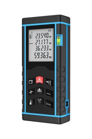 Profesyonel 40 Metre Dijital Lazer Metre Ölçüm Cihazı-lcd Ekranlı,su Terazili,pisagor Ölçüm Fonksiyonlu,20 Ka