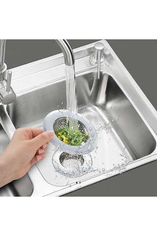 9 Cm Büyük Boy Paslanmaz Çelik Lavabo Süzgeci - Evye Süzgeci - Ev